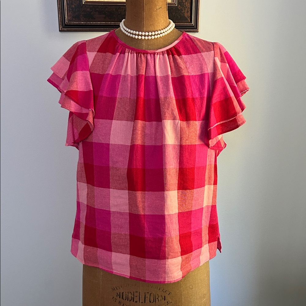 Kate Spade Vibrant Pink Blouse